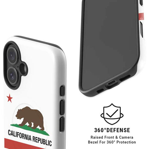 California Republic iPhone 16 Plus Magsafe Impact Case